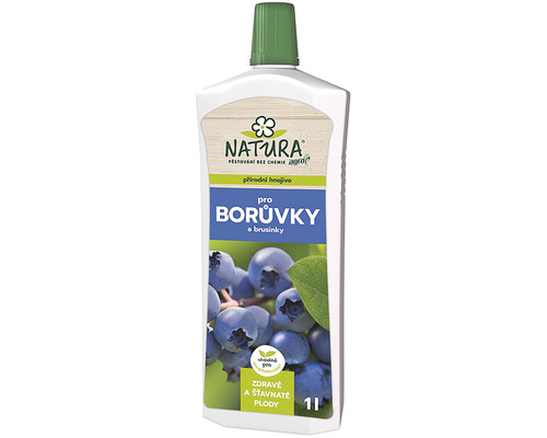 Hnojivo na čučoriedky a brusnice prírodné tekuté Agro NATURA 1 l Hnojivo Natura pre čučoriedky a brusnice v jednolitrovej fľaši