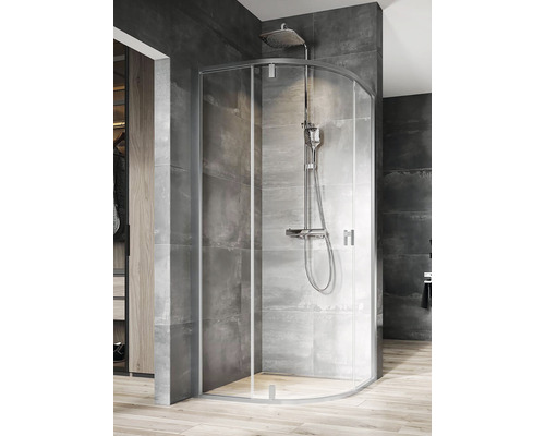 Štvrťkruhový sprchový kút RAVAK Nexty NSKK3-90 satin+Transparent 3O677U00Z1 Štvrťkruhový sprchový kút RAVAK Nexty NSKK3-90 satin+Transparent 3O677U00Z1