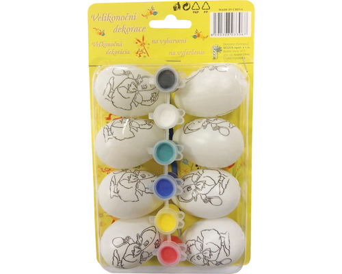 Set závěsných vajíček na vybarvení 8 ks-0