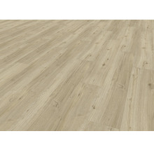 Detail svetlej vinylovej podlahy s dreveným vzhľadom