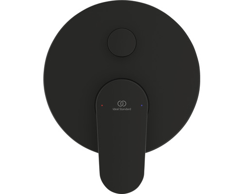 Podomietková sprchová batéria s pákou a kruhovým krytom