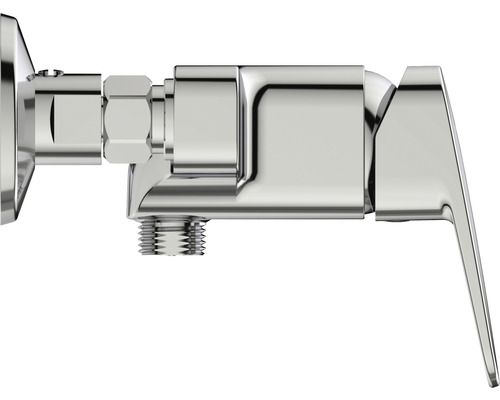 Rohový ventil z kovu s rukoväťou