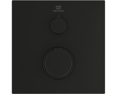 Logo Ideal Standard. Ovládacia doska pre WC s dvoma tlačidlami.