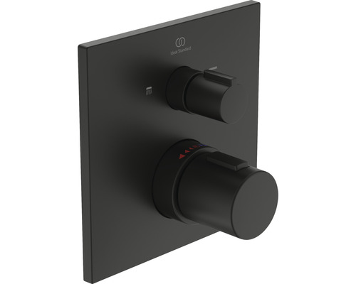 Termostatická vaňová batéria Ideal Standard Ceratherm C100 silk black A7522XG Ideal Standard Logo Nástenná armatúra