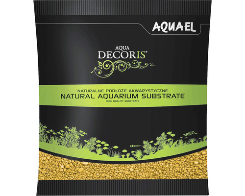 Piesok do akvária Aquael Aqua Decoris žltý 2-3 mm 1 kg