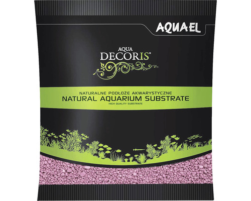 Piesok do akvária Aquael Aqua Decoris ružový 2-3 mm 1 kg Balenie Aquael Aqua Decoris Prírodný substrát do akvária