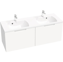 Kúpeľňová skrinka pod umývadlo RAVAK Classic II biela 130 x 47 x 45 cm X000001482