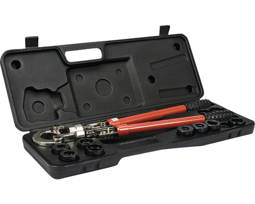 Sada lisovacích klieští v kufríku na náradie