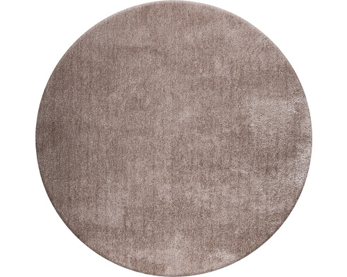 Dekoratívny koberec Shaggy Wellness Ø 160 cm tmavosivý okrúhly
