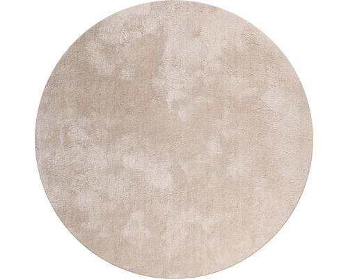 Dekoratívny koberec Shaggy Wellness Ø 160 cm béžový okrúhly