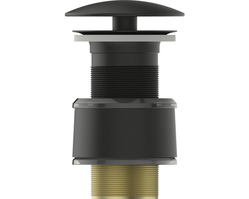 Umývadlová zátka z kovu so závitom