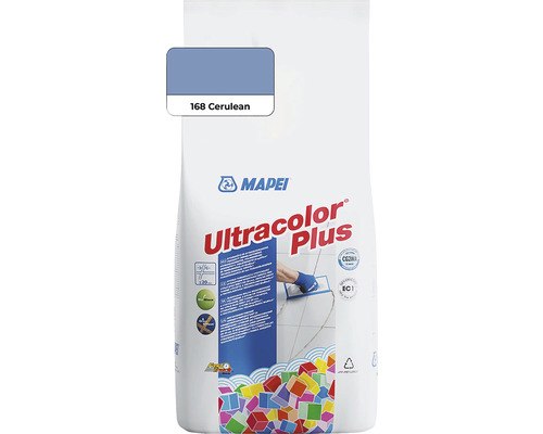 Škárovacia hmota Mapei Ultracolor Plus 168 cerulean 2 kg Mapei Ultracolor Plus škárovacia hmota farba 168 Cerulean