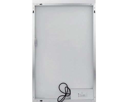 Zadná strana zrkadla s LED osvetlením a závesom