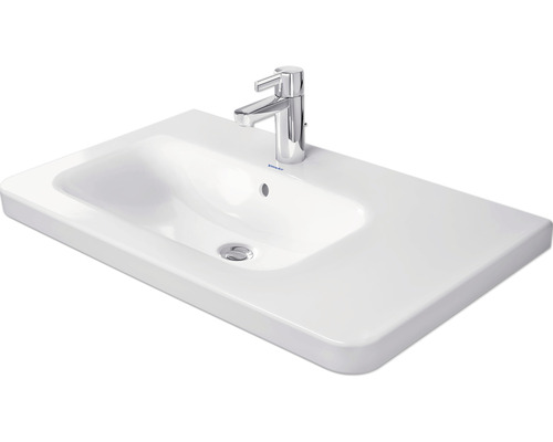 Umývadlo na skrinku DURAVIT DuraStyle sanitárna keramika biela 80 cm 2325800000 Keramické umývadlo s vodovodnou batériou