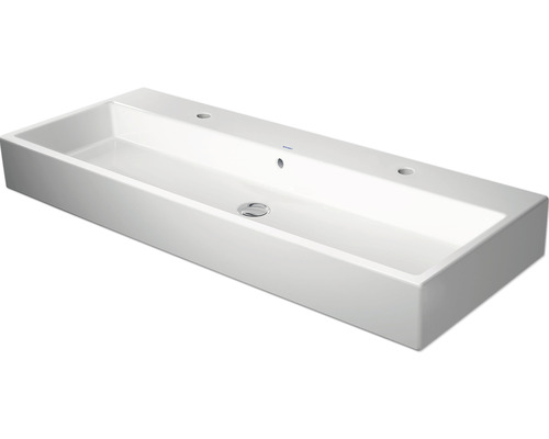Umývadlo na skrinku dvojité DURAVIT Vero Air sanitárna keramika biela 120 cm 2350120024