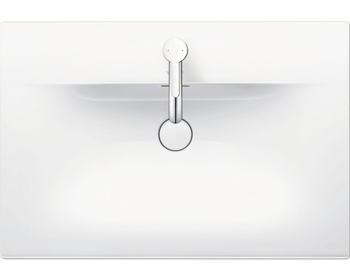 Umývadlo s batériou zhora