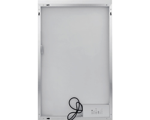 Zadná strana zrkadla LED s rámom