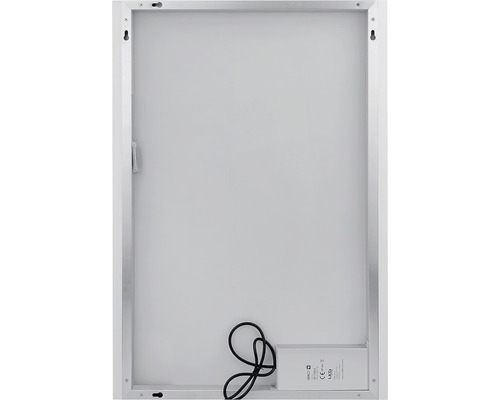 Zadná strana LED zrkadla s upevňovacím materiálom