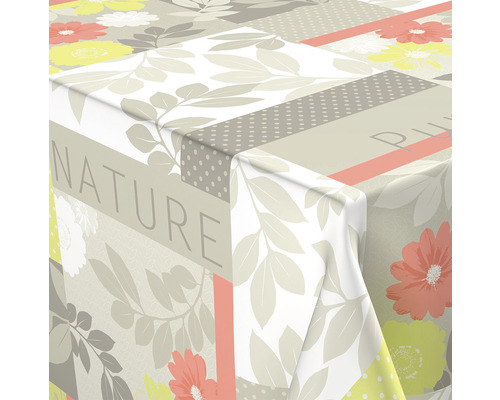 Obrus Folk šírka 140 cm (metráž) Obrus s kvetinovým vzorom a potlačou prírody