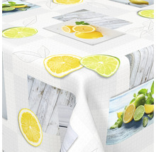 Obrus s motívmi citrónov a limetiek