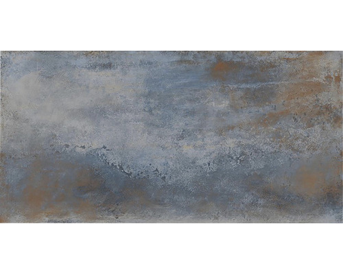 Dlažba imitácia kovu Metal Dark Blue 60 X 120 cm