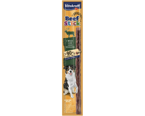 Maškrta pre psov Vitakraft Beef Stick s divinou 1 ks Vitakraft Beef Stick s príchuťou diviny pre psov