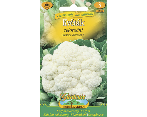 Karfiol celoročný Nohel Garden Balenie semien karfiolu na pestovanie karfiolu v záhrade