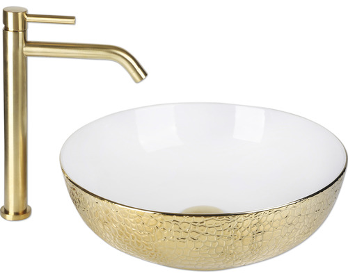 Umývadlová batéria a umývadlo na dosku do kúpeľne