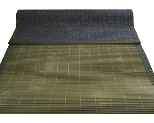 Kusový koberec bambusový, prírodný, zelený 90x200 cm-0