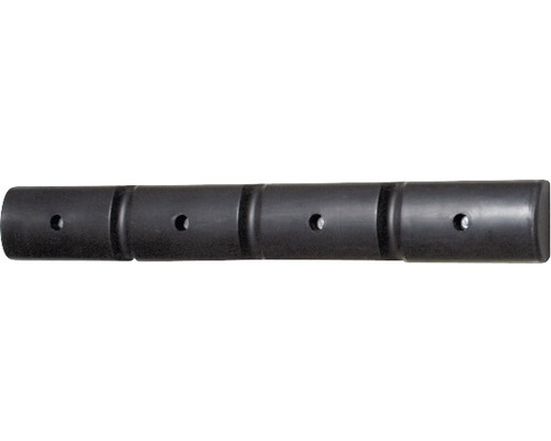 Stenový ochranný profil 1000 plastový čierny 1000x50x125 mm 2 kusy