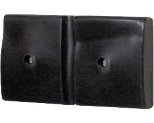 Stenový ochranný profil 500 plastový čierny 500x50x250 mm 2 kusy