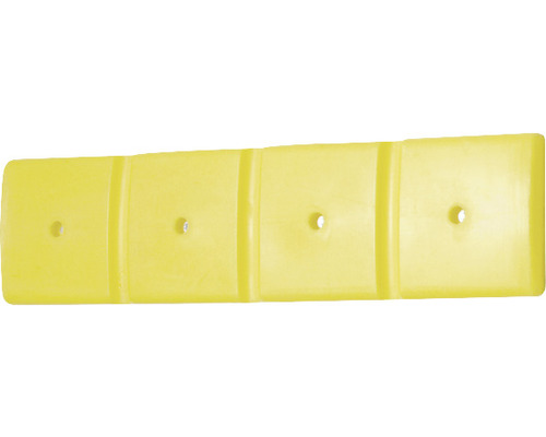 Stenový ochranný profil 1000 plastový žltý 1000x50x250 mm 2 kusy