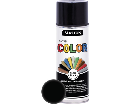 Farba v spreji Color Maston čierna 400 ml-0