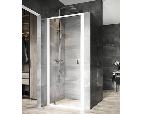 Sprchové dvere do niky RAVAK Nexty NDOP1-90 white+Transparent 03O70100Z1