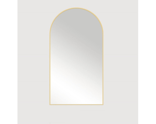 Obdĺžnikové zrkadlo so zaoblenými rohmi na montáž na stenu