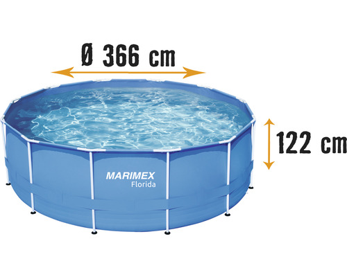 Nadzemný bazén Marimex Florida 3,66x1,22 m bez príslušenstva