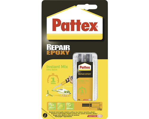 Lepidlo epoxidové Pattex 1 min repair Epoxy UltraQuick 12 g
