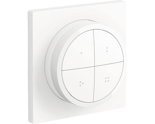 Štvorcový bezdrôtový nástenný spínač