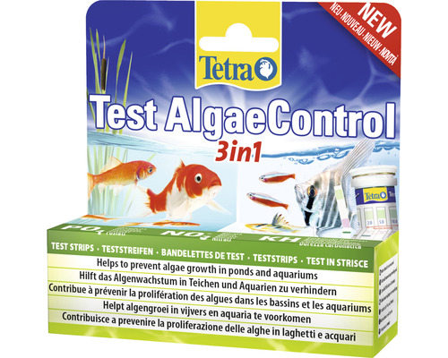 Tester vody v akváriách a jazierkach Tetra Test AlgaeControl 3in1 25 ks