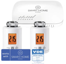 Štartovacia sada kúrenia SMART HOME by hornbach vrátane gateway a 2 radiátorových termostatov Eurotronic-thumb-0