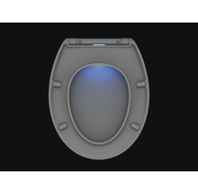 WC sedadlo s pozvoľným zatváraním a LED osvetlením