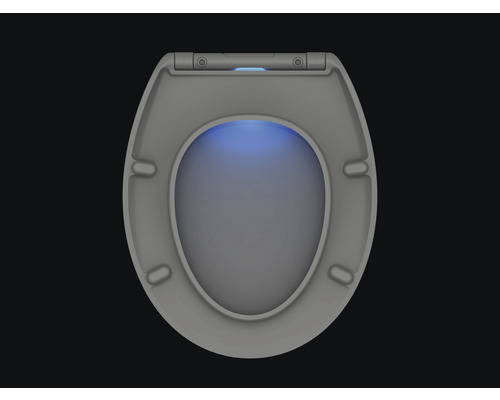 WC sedadlo s pozvoľným zatváraním a LED osvetlením