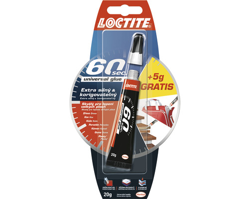 Sekundové lepidlo Loctite 60 sekúnd 15 g