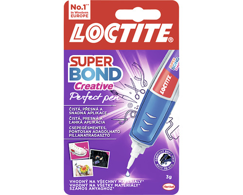Lepidlo vteřinové Loctite Super Bond Perfect Pen 3 g Loctite Super Bond Creative Perfect Pen lepidlo, balenie 3 g