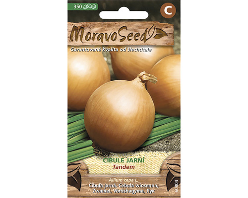 Cibuľa jarná žltá TANDEM MoravoSeed Balenie semien jarnej cibule