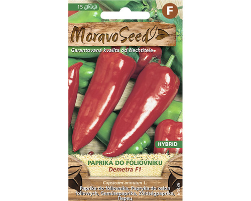 Paprika zeleninová do fóliovníka DEMETRA F1 MoravoSeed