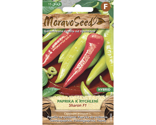 Paprika zeleninová na rýchlenie SHARON F1 MoravoSeed