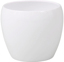 Biely keramický kvetináč