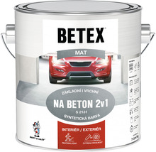 Farba na betón Betex pre vnútorné a vonkajšie použitie vo vedre s farbou