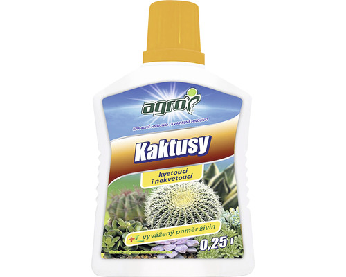 Kvapalné hnojivo pre kaktusy Agro 0,25 l-0